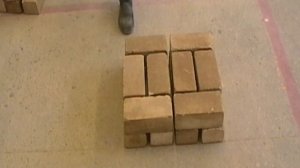 Кладка столба 2х 2 кирпича по трехрядной системе перевязки швов