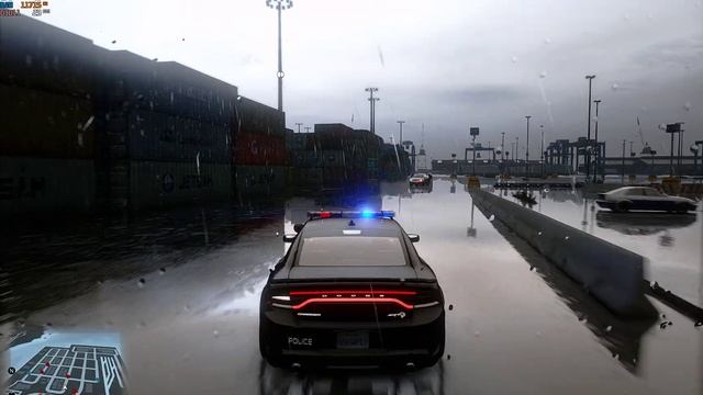 GTA 5 - Dodge Charger SRT Hellcat Police Concept Gameplay For SP, Fivem