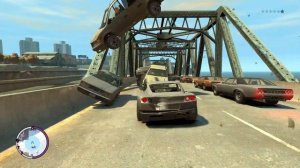 gta IV heavy car bridge of death