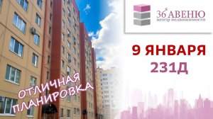 Обзор квартиры Воронеж, 9 января, 231д