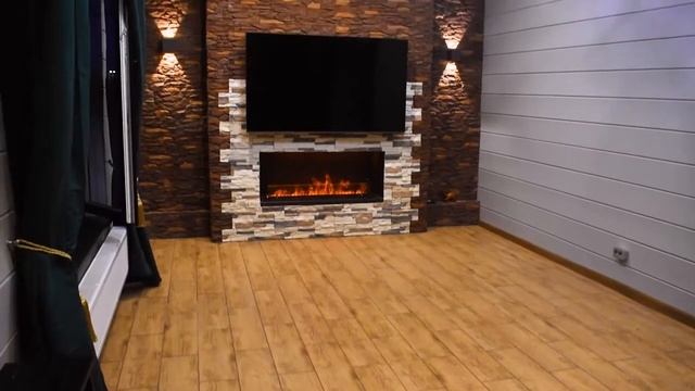 Электрический очаг Schones Feuer 3D FireLine 1000 в интерьере