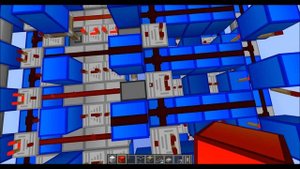 Minecraft: Self Propelled Monorail - MagLev (Using new Redstone Block)