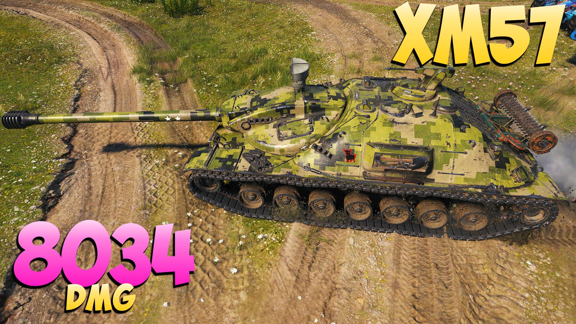 XM57 - 5 Фрагов 8K Урона - Непонятный! - Мир Танков