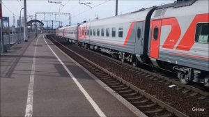ЧС2т-959 с поездом Москва — Санкт-Петербург