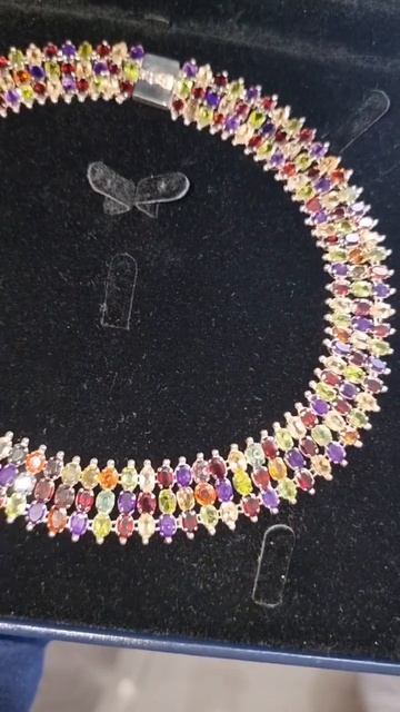 Citrine topaz tourmaline amethyst garnet peridot spectacular necklace #jewelryhaul #luxuryjewellery