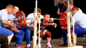 Dariusz Wszola (POL) Squats 2.attempt: 240 kg - World Games 2005 Powerlifting Men's -67,5 kg