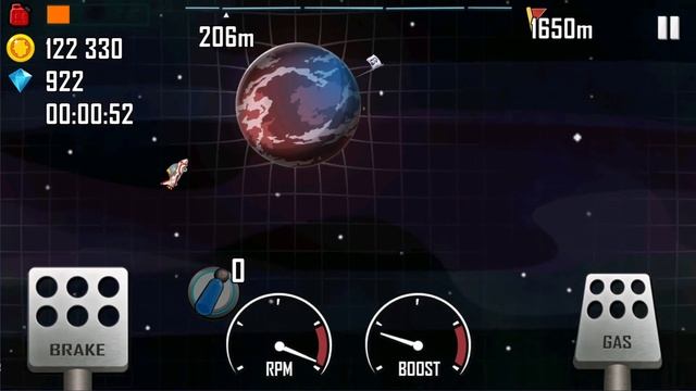Hill Climb Racing - Открыл новую карту КОСМИЧЕСКАЯ МИССИЯ