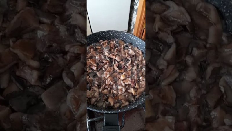 Лесные грибы жареные!!!