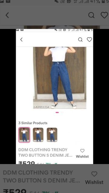 Mom feet Jean's with two buttons from meesho #shorts // s-67851734 смотреть онлайн