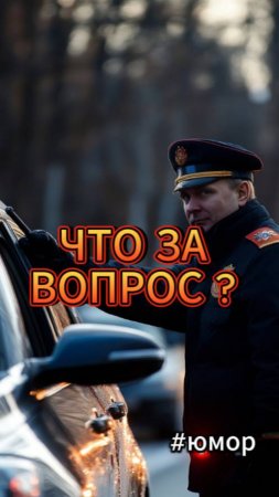 #юмор Вопрос к гаишнику