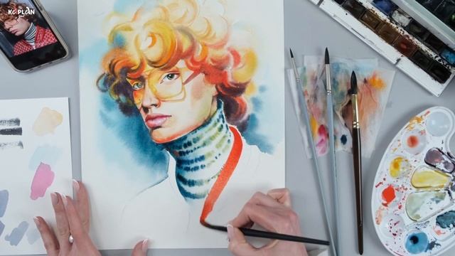 Fashion-иллюстрация: курс для обучения с нуля, акварель, маркеры