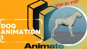 16.1 - Dog animation in Maya - Part 1 / Анимация собаки в Maya - Часть 1