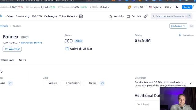 НОВИНКА НА COINLIST BONDEX. BONDEX ОБЗОР. BONDEX COINLIST
