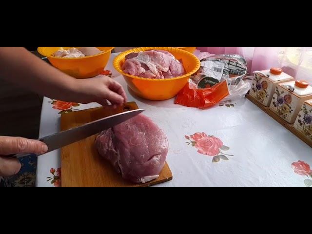 Мясной день//Разделка мяса//