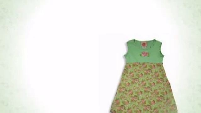 Lipstik Girls - Toddler Girls Dress, Green, Multi