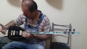 TURKISH LONG NECK ELECTRIC ELECTRO BAGLAMA SAZ FOR SALE BY YAYGIN SAZ ALI DEMIR