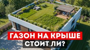 Зеленая кровля - стильное решение или рассадник проблем?! / Основные нюансы и советы по установке