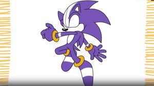 Как нарисовать  Даркспайн Соник |  DARKSPINE SONIC I легко