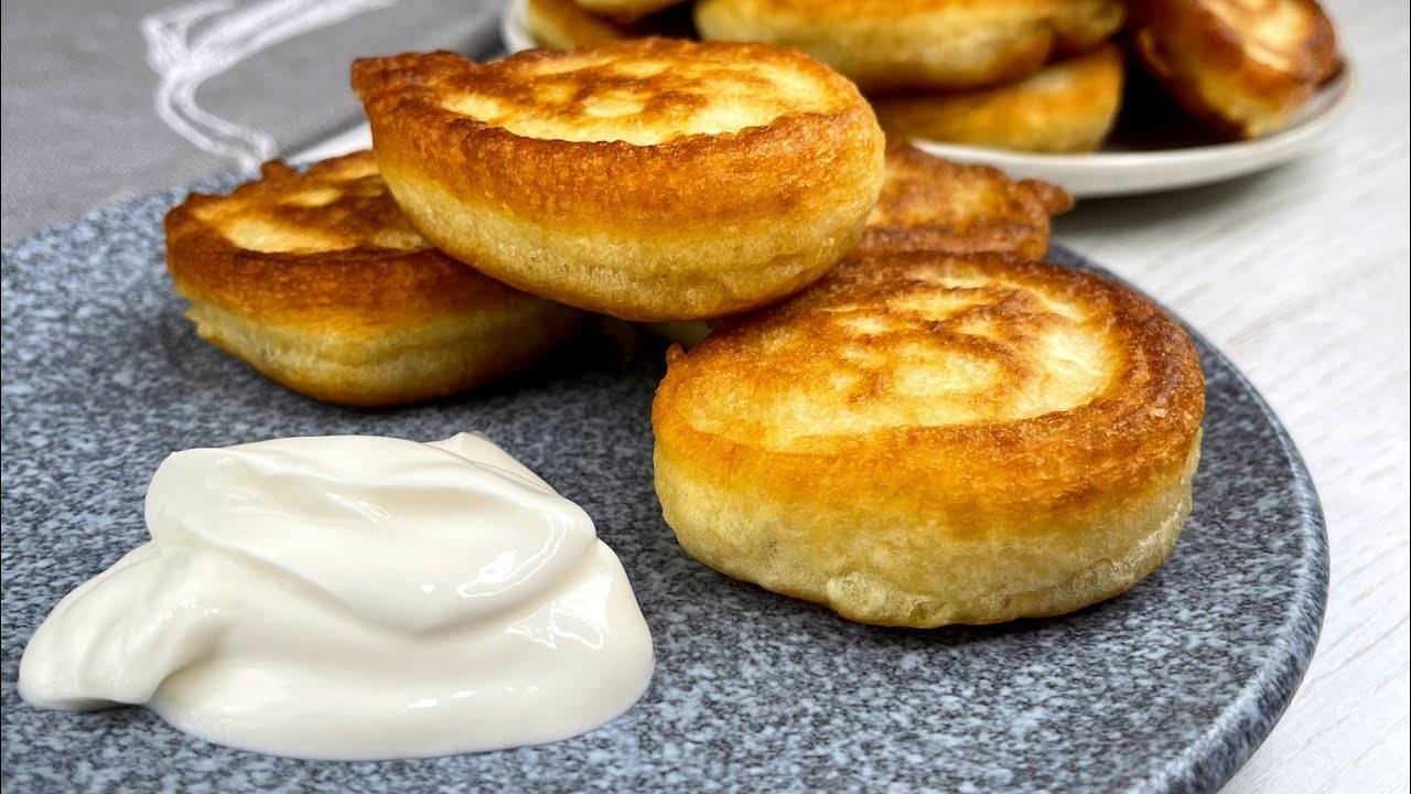 Пышные ОЛАДЬИ на кефире! Оладьи всегда получаются пышными и не опадают смотреть онлайн
