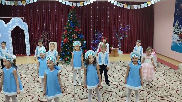 Песня "Зимняя", подготовительная группа, Новый год