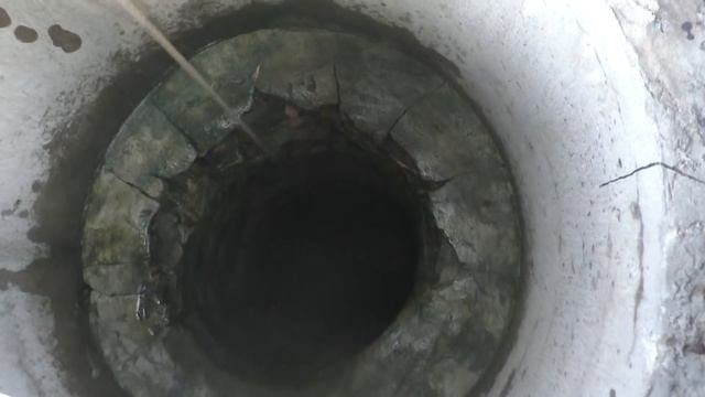 Поисковый магнит в колодце.Застряла голова в ведре