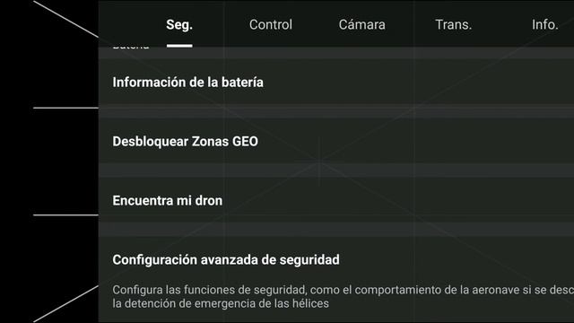 Tutorial, como activar modo sobrecarga o sobrecargado, para Mavic Mini.