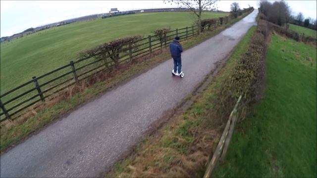 Xiaomi NineBot Mini Filmed With MultiRotor uk " drone " Segway "