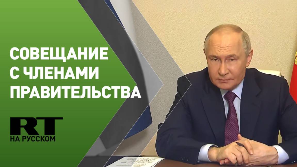 Путин проводит совещание с членами правительства по развитию лесной промышленности