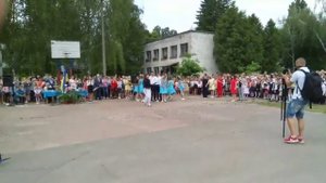 Флешмоб учителей и выпускников. Чернигов.2019