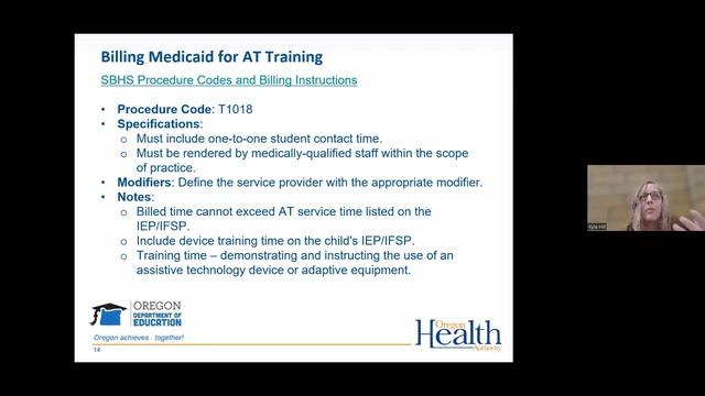 2/7/24 Medicaid Covered School Based Health Services and Assistive Technology