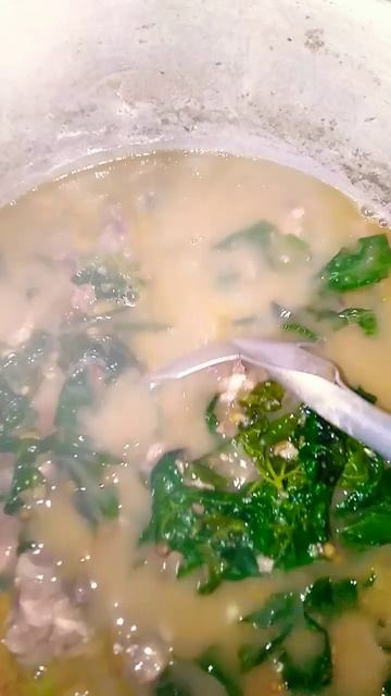 Filipino dish monggo with pork ribs #filipinofood #dish #pinoyfood смотреть онлайн