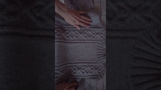 краткий мк на серое платье с ораноми
