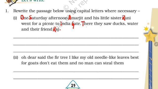 Question Answers ONLY / The Little Fir Tree / Class-4 NCERT Unit 2 Chapter /by KV teacher