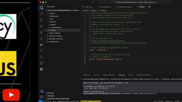 Test Automation Framework | WEB | Cypress + JS | Part 07 - Reporting