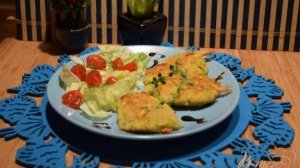 Кабачковые котлетки с сюрпризом