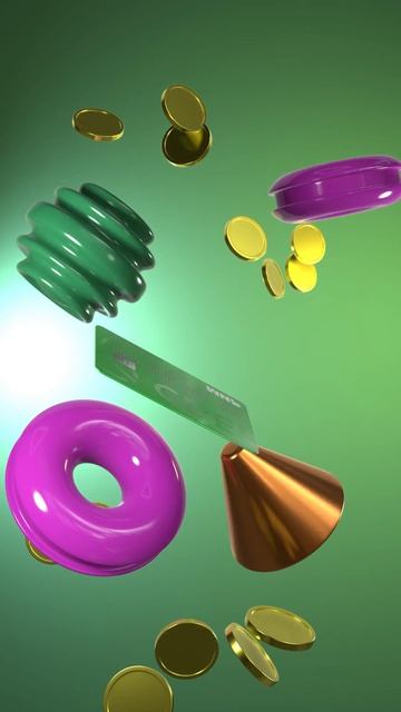 Небольшой эксперимент с 3d графикой и анимацией.