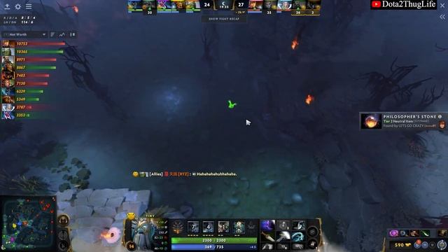 SR.Arteezy - Tiny | Midlane Gameplay Dota 2 Patch 7.32e смотреть онлайн