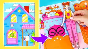 Мастерим кукольный особняк из бумаги! 🏠✨ Сумасшедшее приключение!