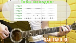 С этой мелодии я начал играть на гитаре! Очень простая мелодия для начинающих. Разбор