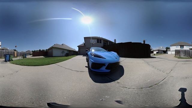 2021 Rapid Blue C8 Corvette Hard Top Convertible in 360 VR