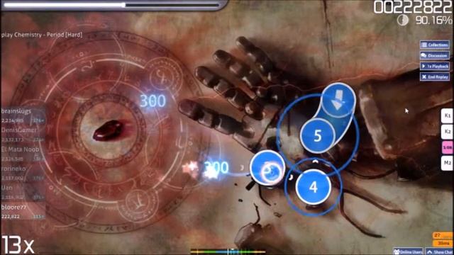 Osu: Chemistry - Period (Full Metal Alchemist OP) (Hard) (Gone Wrong) (Gone Bananas) смотреть онлайн