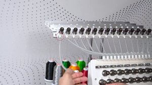 Как заправить вышивальную машину EFFEKTIV Satellite EMB