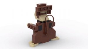 LEGO. Как построить Обезьяну из лего. Полибег 40101 #lego #tutorial #bricklady