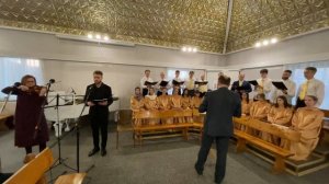 НИКТО НЕ ВИДЕЛ СЛЁЗ ХРИСТА __ Христианский, муж хор__церковь_Пробуждение_Минс
