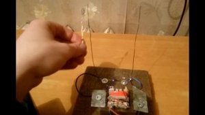 Искровой передатчик начало  Прерыватель на электро двигателе