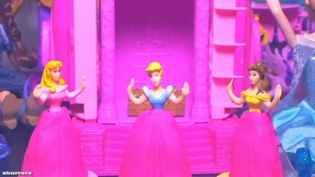 Play Doh Disney Prettiest Princess Castle Playset Frozen Musical Magical Elsa Crystal Ice Palace