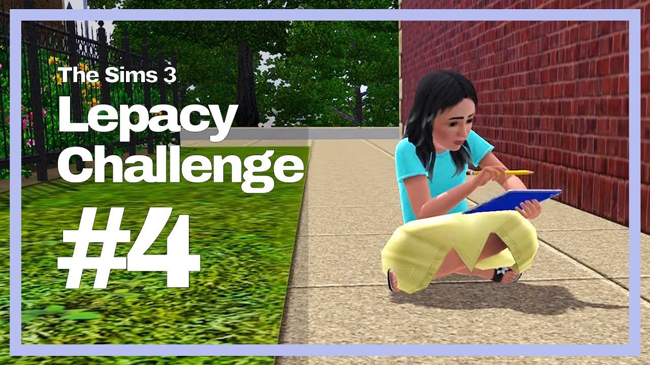 The Sims 3 Lepacy Challenge || Риверсон #4 || Седая девочка и казначей