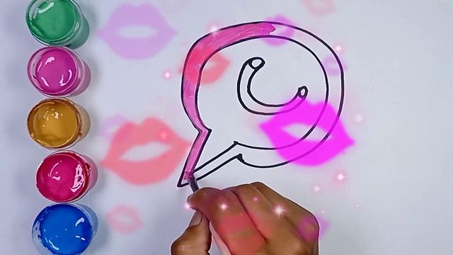 How to Draw a Whatsapp icon \ Bolalar uchun rasm chizish \ Сурет салып уйрену смотреть онлайн