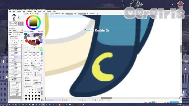 2/2 Drawing my main oc | Speedpaint смотреть онлайн