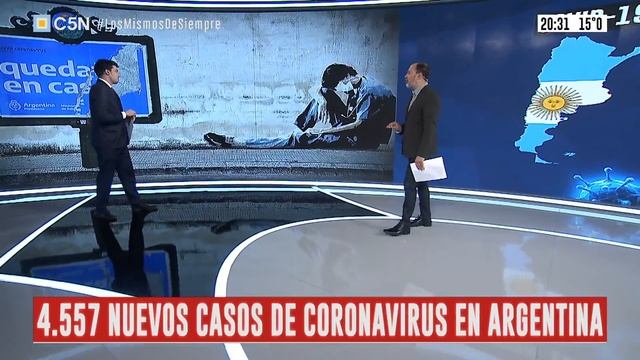 Argentina se acerca a los 300 mil casos de coronavirus en el país смотреть онлайн